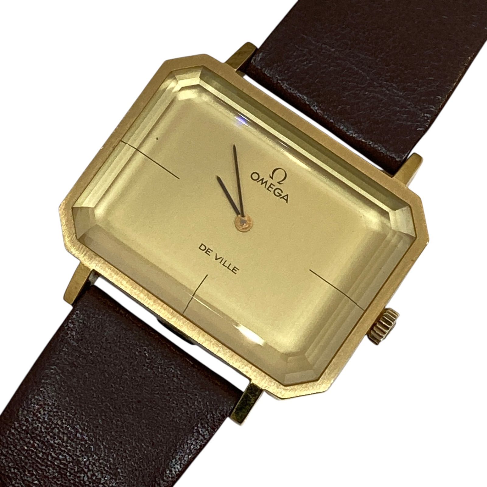 1970s 希少】OMEGA DE VILLE オメガ デビル エメラルドライン 手巻き