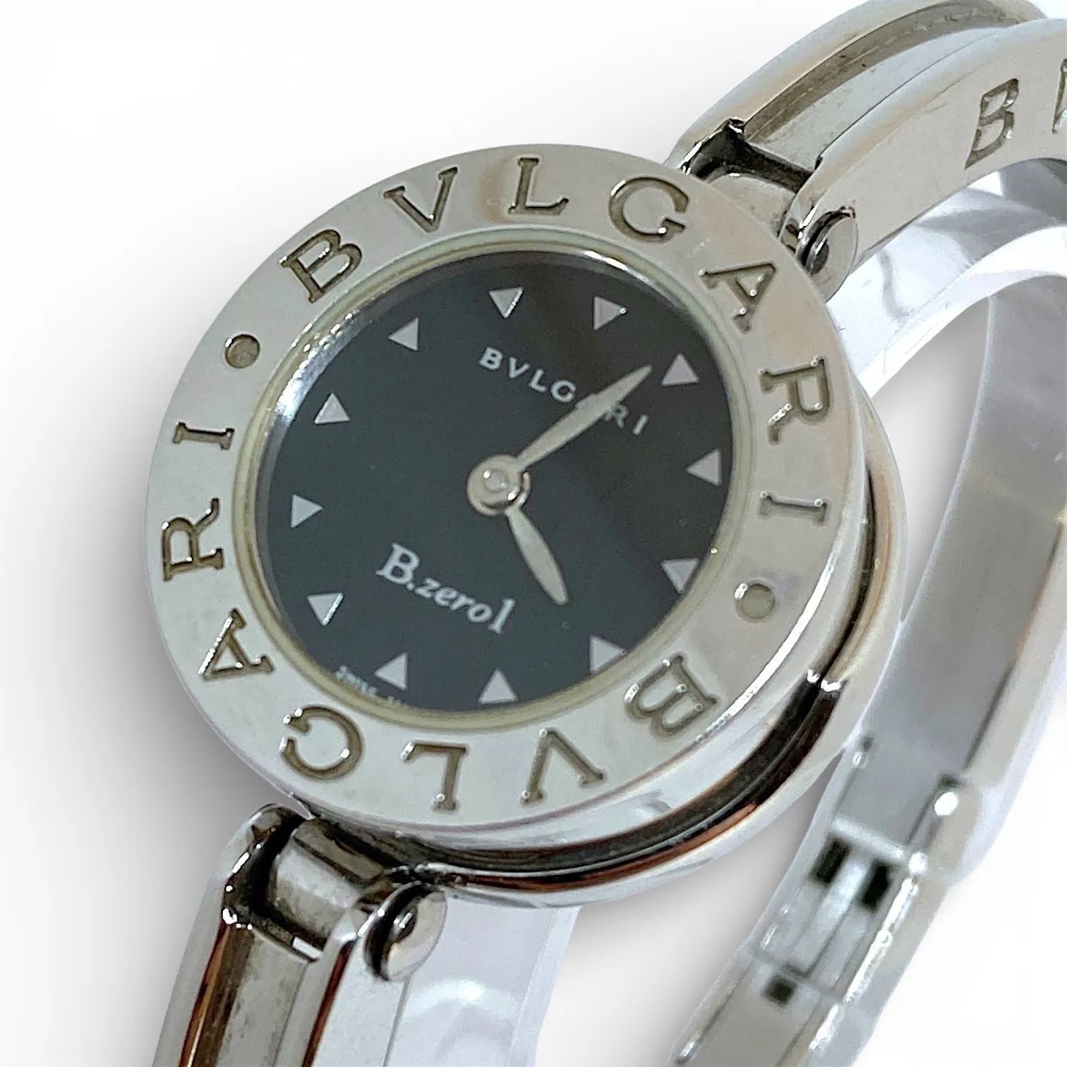 新品電池】BVLGARI ブルガリ B.zero1 黒文字盤 クォーツ腕時計 (2026/2