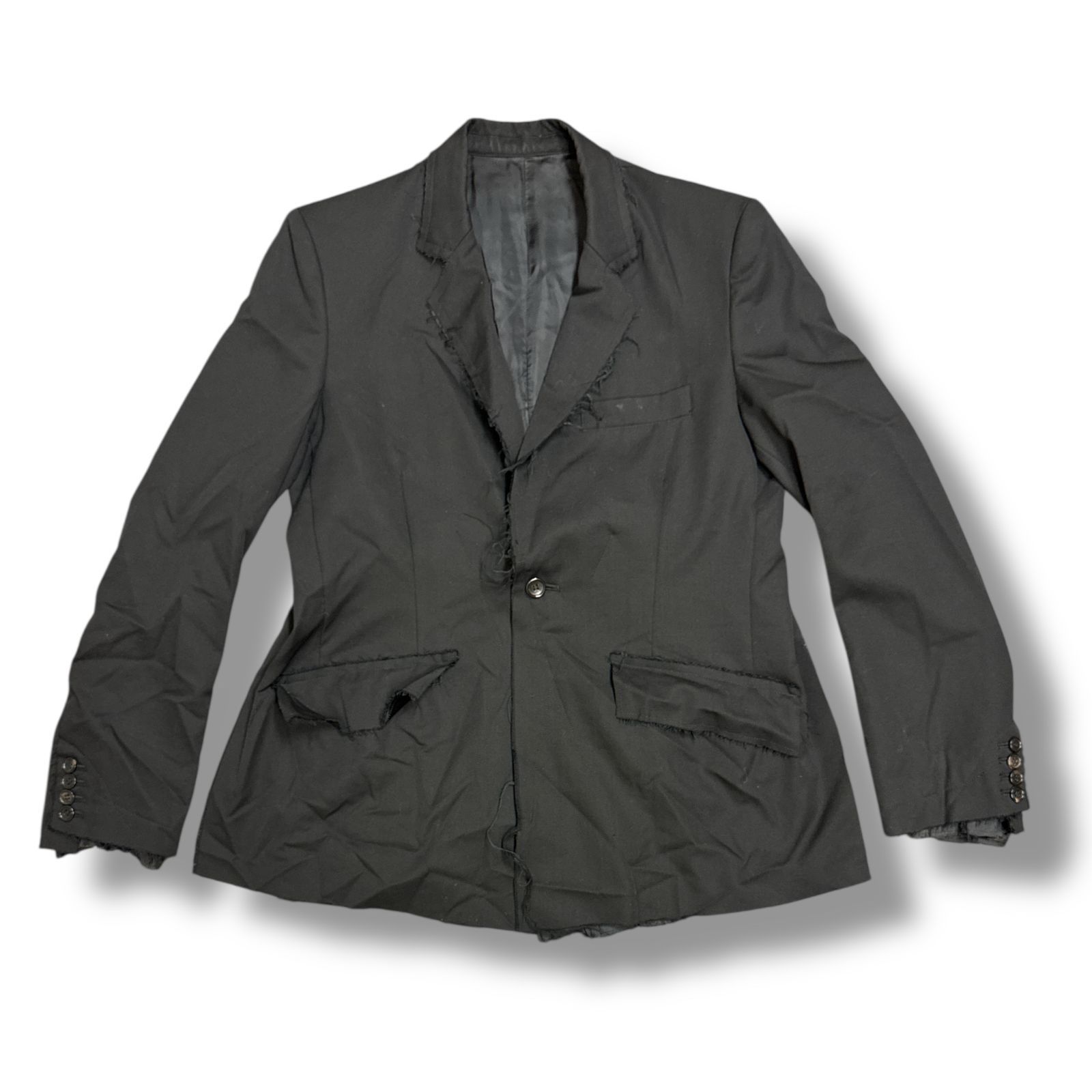 sulvam 17AW ギャバジンウール ショートジャケット テーラード 