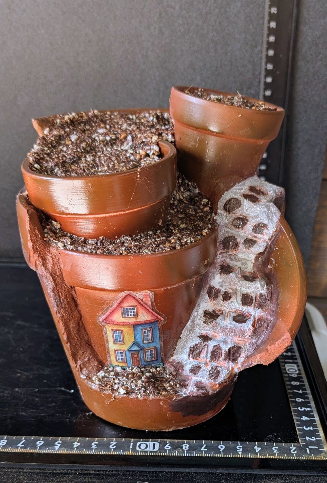 022401組鉢作品☆モルタル造形豪☆5号深鉢5鉢組☆多肉植物用 - メルカリ