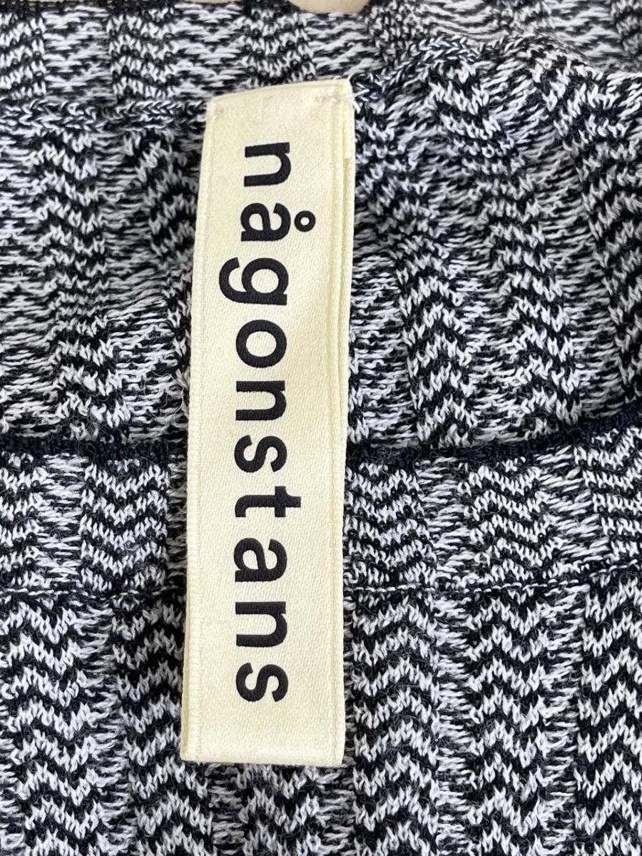 NAGONSTANS ナゴンスタンス ニット セーター size38 M/白x黒