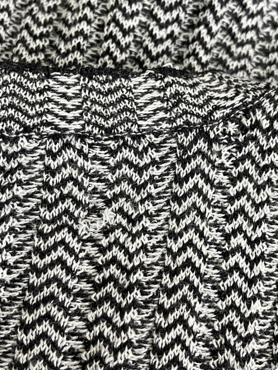 NAGONSTANS ナゴンスタンス ニット セーター size38 M/白x黒