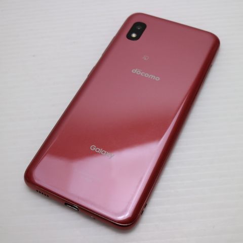 美品 SC-42A Galaxy A21 レッド 即日発送 スマホ 白ロム SAMSUNG 土日