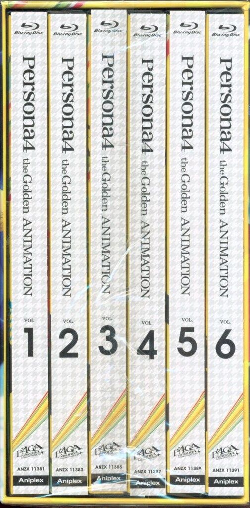 アニメBlu-ray 【全巻収納BOX付】ペルソナ4 ザ・ゴールデン 限定全6巻