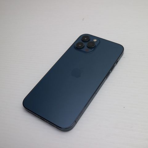 新品同様 SIMフリー iPhone12 Pro Max 512GB パシフィックブルー 即日