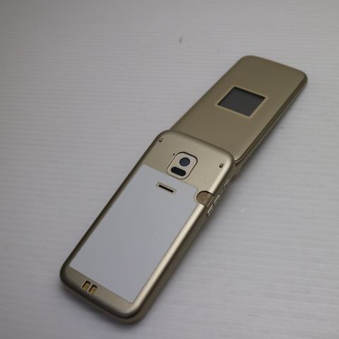 超美品 F-02J らくらくホン ゴールド 即日発送 ガラケー DoCoMo 富士通