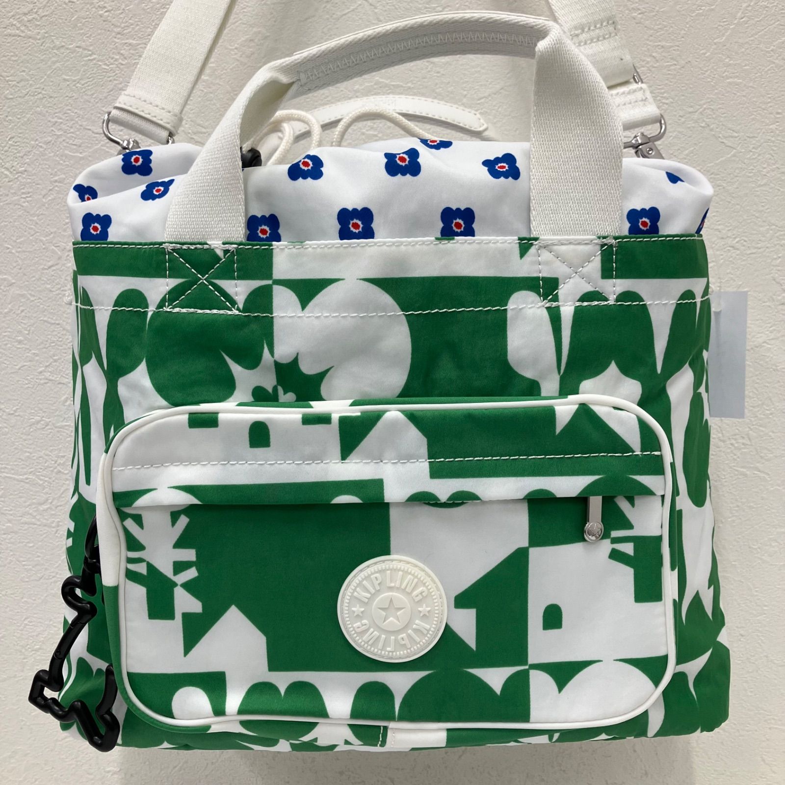 161 KIPLING キプリング ハンドバッグ 2way ショルダーバッグ ミンジュ 