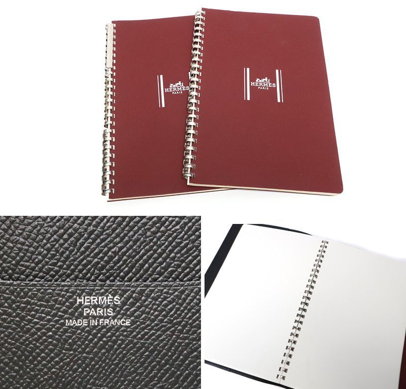 エルメス Wピン レフィル付き アジェンダカバー グローブトロッター