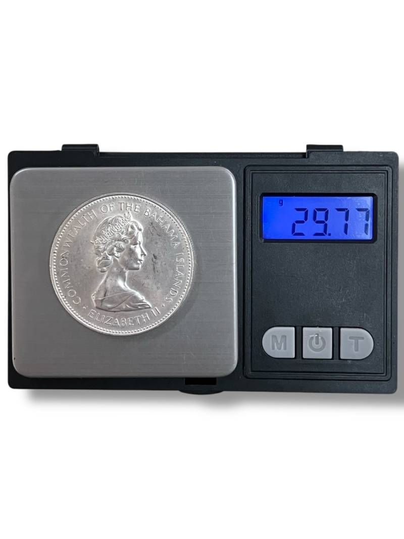 60]260121-010261-42 NT300 1972年 バハマ 銀貨 2ドル銀貨 エリザベス2