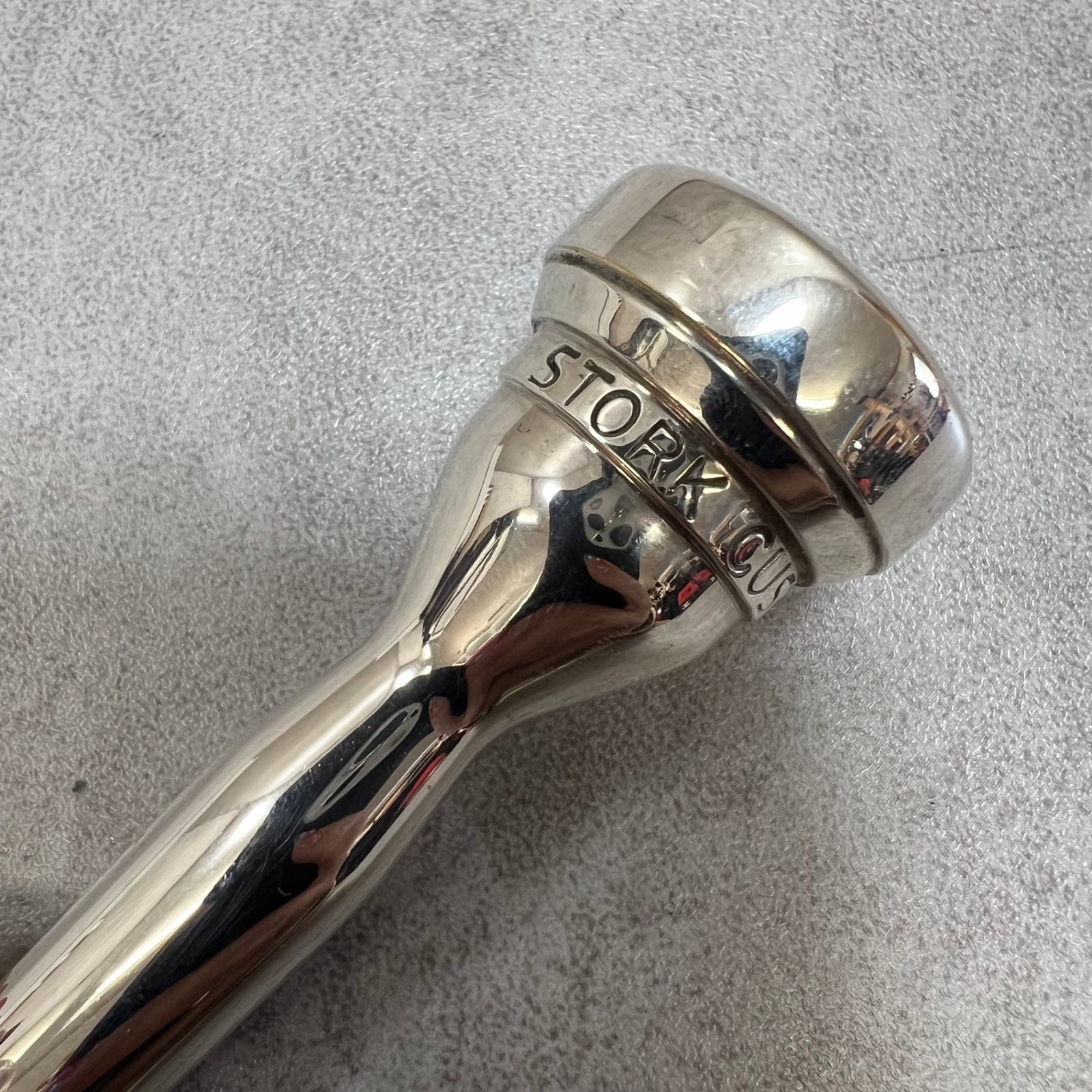 ストーク トランペット用マウスピース 7B 銀メッキ めっき シルバー