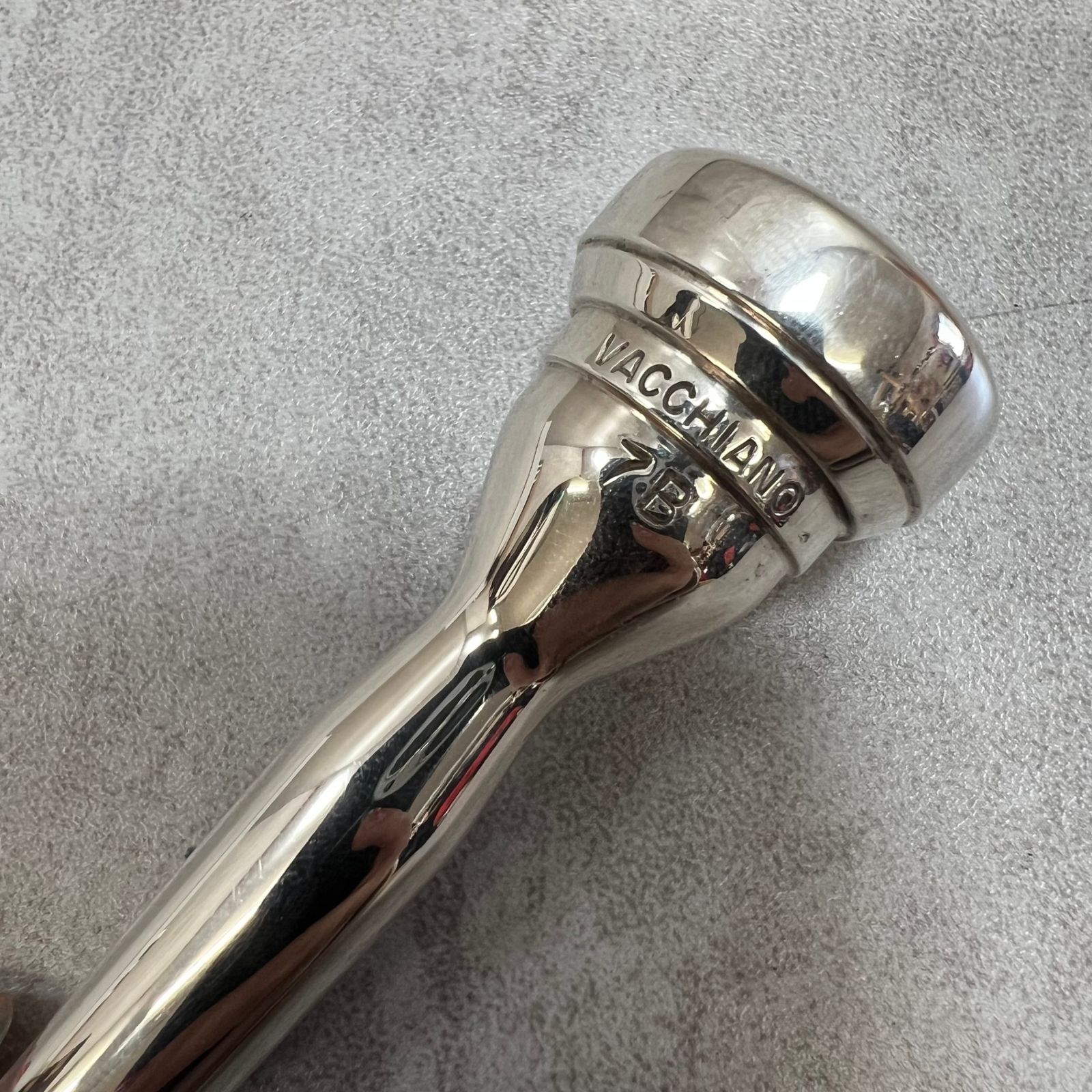 ストーク トランペット用マウスピース 7B 銀メッキ めっき シルバー