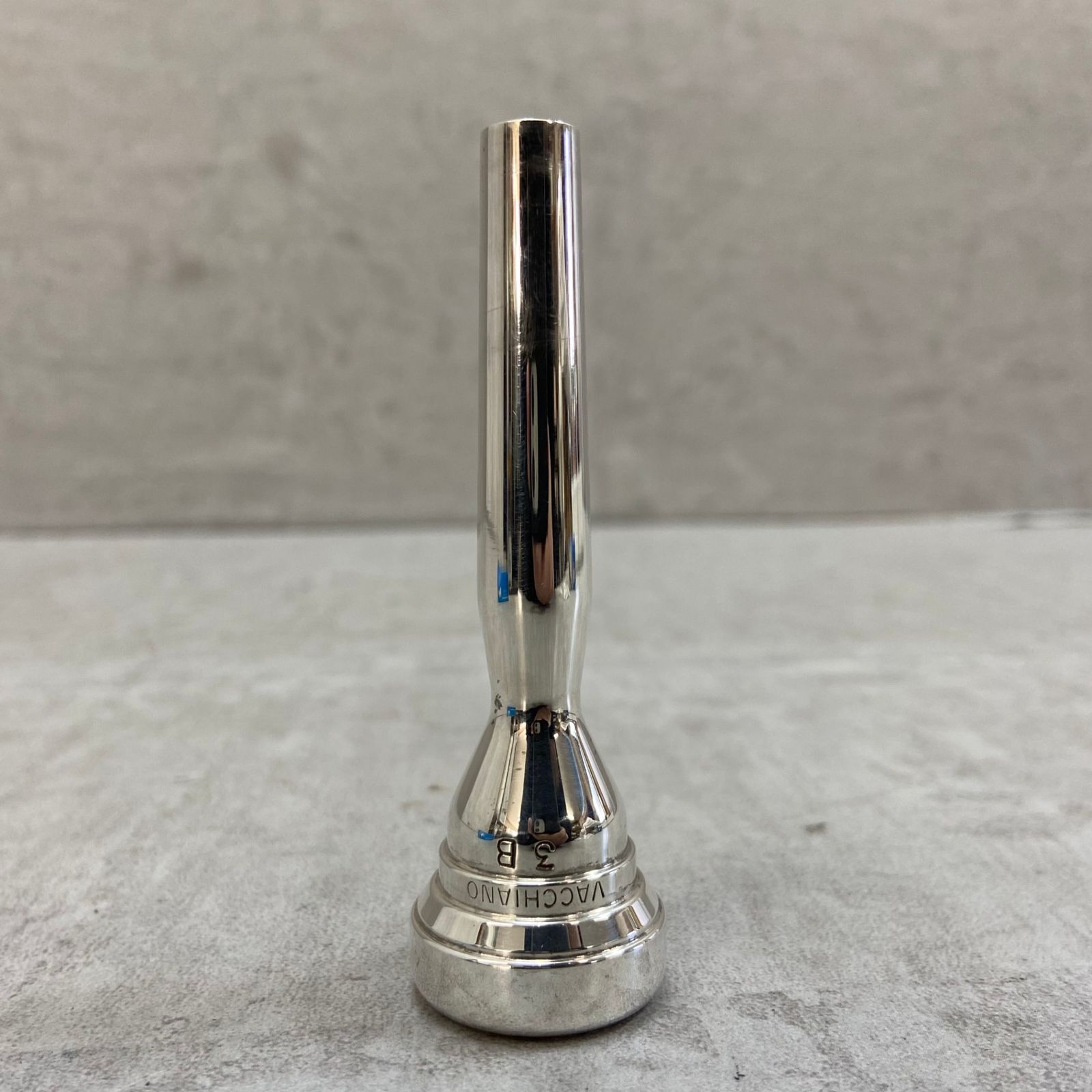 ストーク トランペット用マウスピース 3B 銀メッキ めっき シルバー