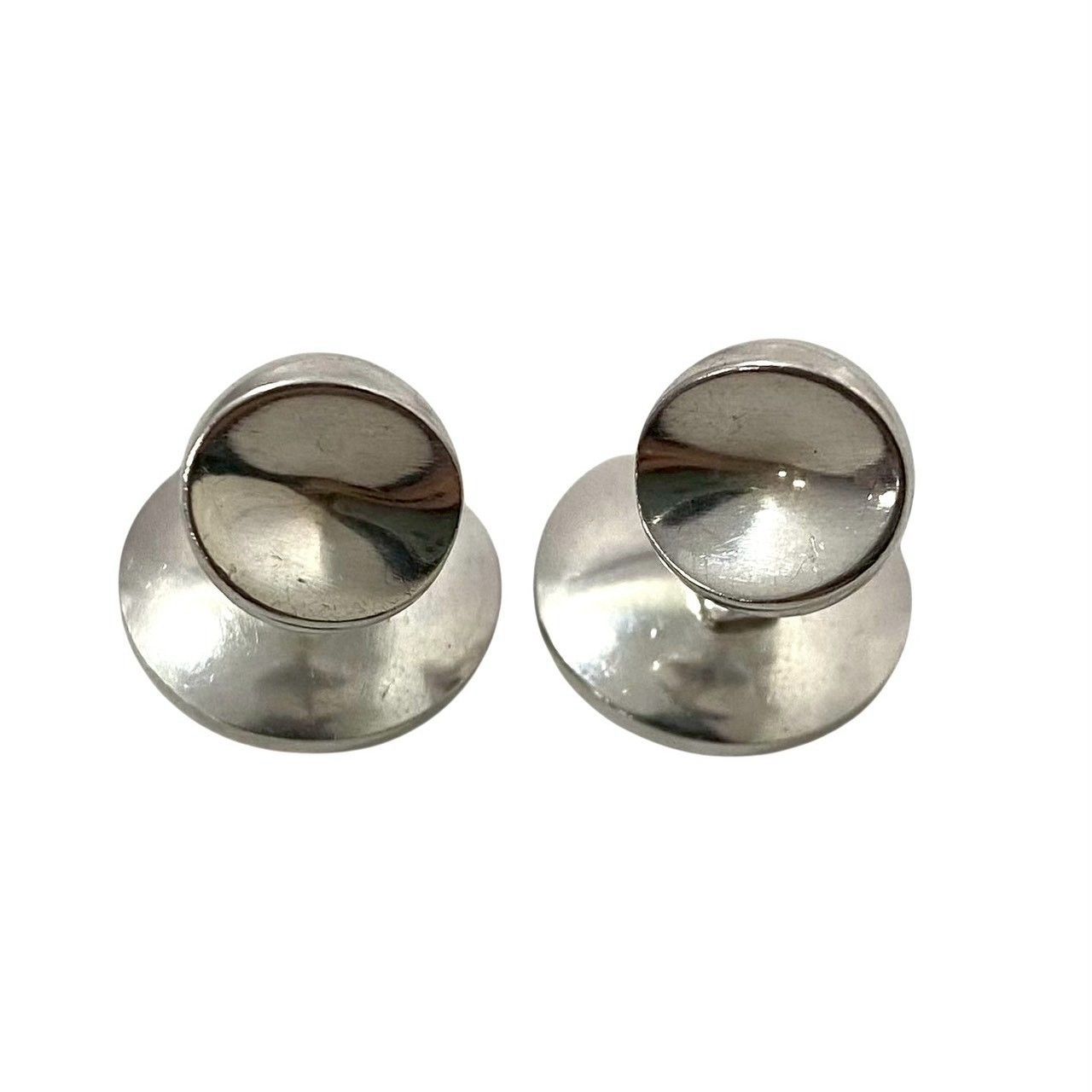 Y【GEORGE JENSEN】74C カフス SV925 SILVER/シルバー 総重量約18.4g