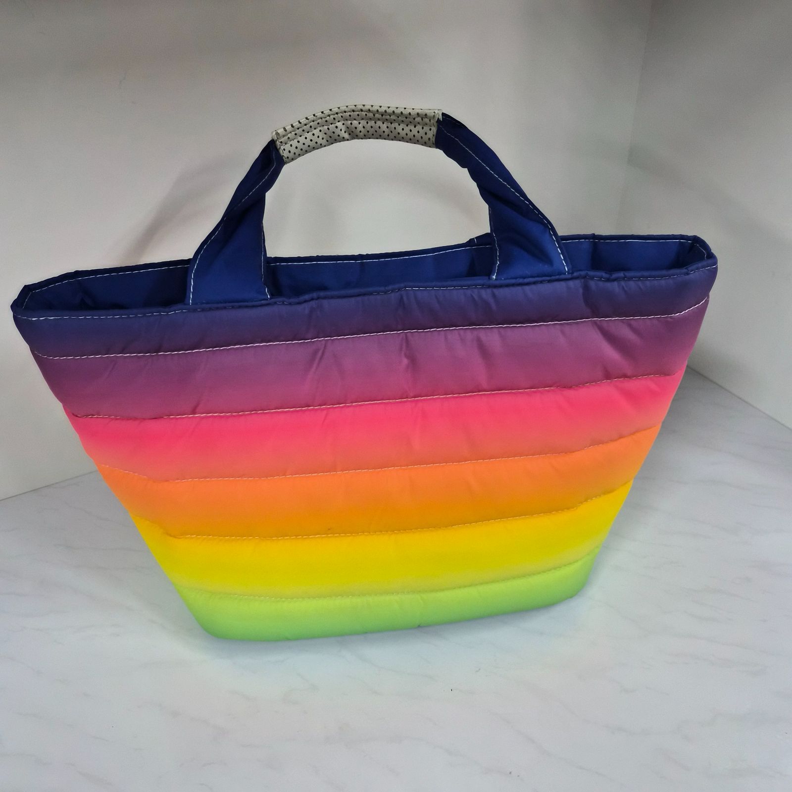 muta MARINE キルティング バケットバック レインボー ムータマリン