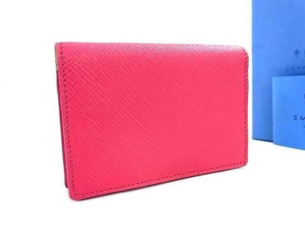 □極美品□ SMYTHSON スマイソン レザー カードケース カード入れ 名刺