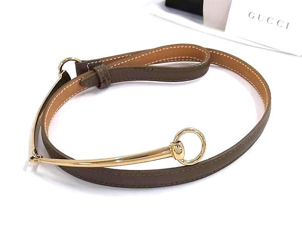 □新品同様□ GUCCI グッチ 60 24 037 1766 1110 0 ホースビット