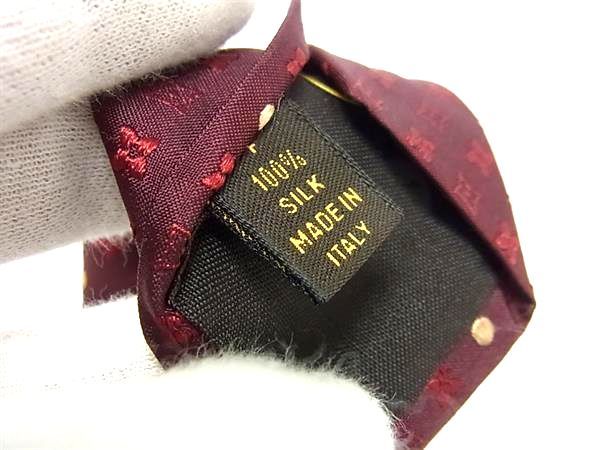 LOUIS VUITTON ルイヴィトン　ネクタイ □極美品□ LOUIS VUITTON ルイヴィトン シルク100% 総柄 ネクタイ