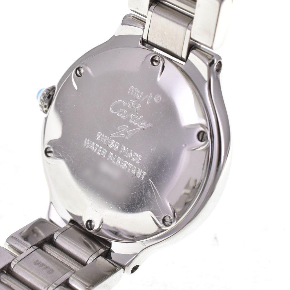 カルティエ CARTIER W10109T2 マスト21 クォーツ レディース 良品 N