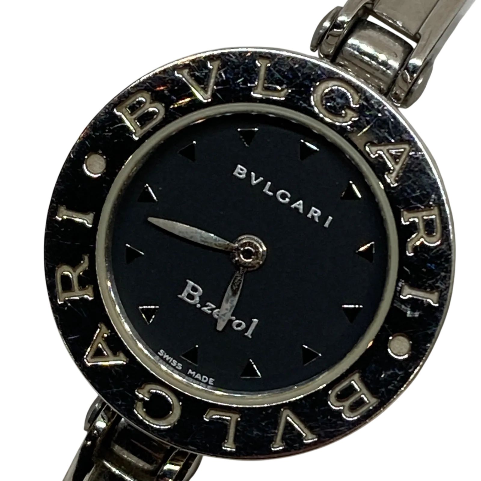 新品電池】BVLGARI ブルガリ B.zero1 黒文字盤 クォーツ腕時計 (2026/2