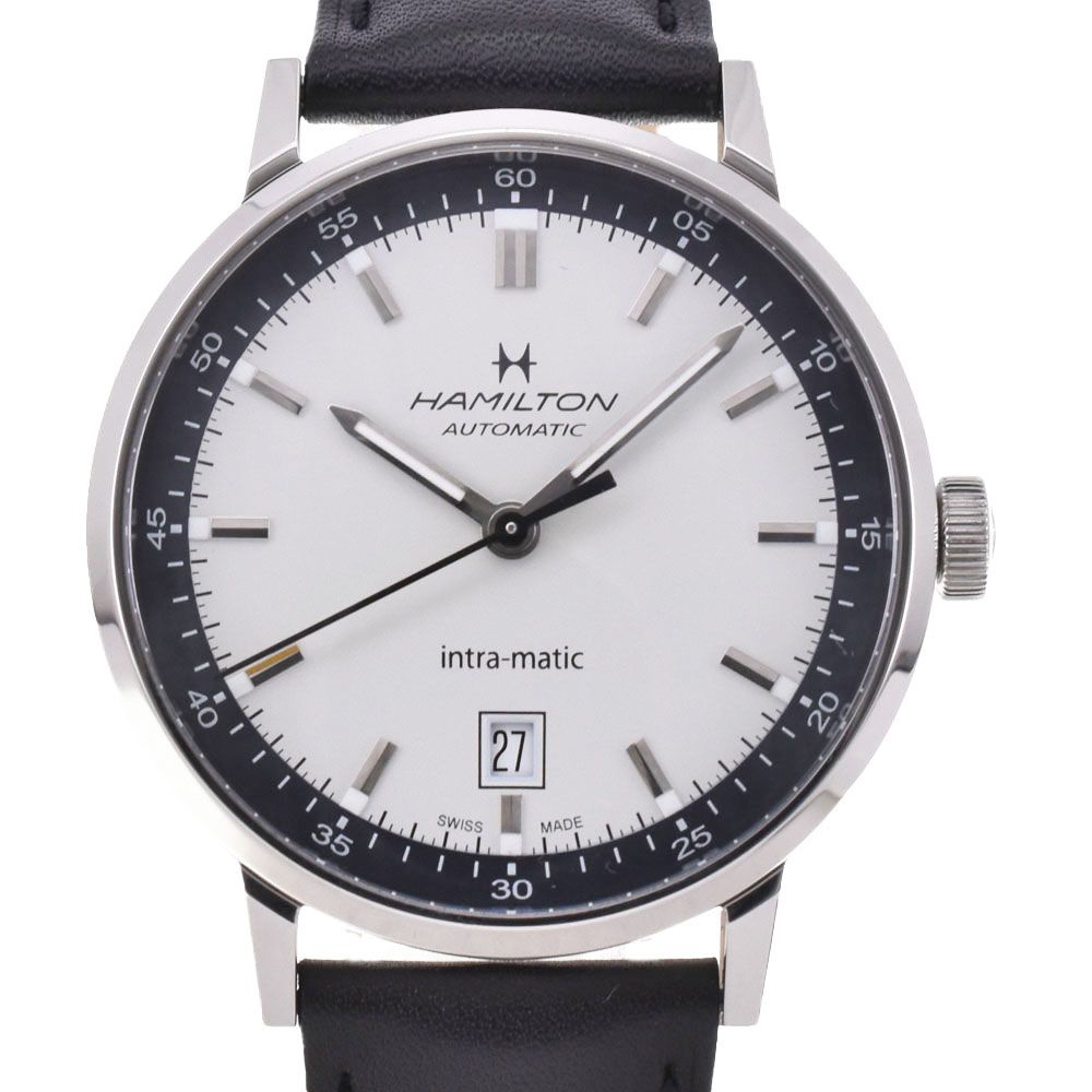 ハミルトン HAMILTON H384250 アメリカンクラシック イントラマティック 自動巻き メンズ 美品 箱・保証書付き N#145494