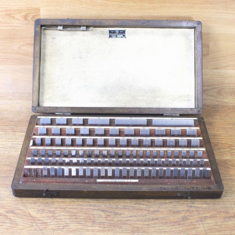 TSUGAMI/ツガミ B-2 ブロックゲージ ゲージブロック 103個組 0.5-100mm