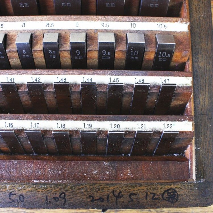 TSUGAMI/ツガミ B-2 ブロックゲージ ゲージブロック 103個組 0.5-100mm