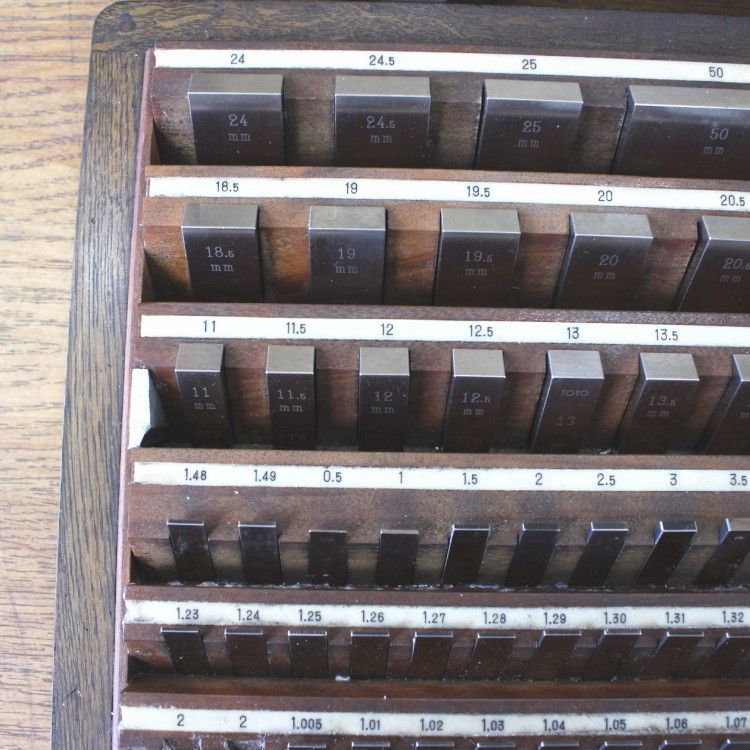 TSUGAMI/ツガミ B-2 ブロックゲージ ゲージブロック 103個組 0.5-100mm