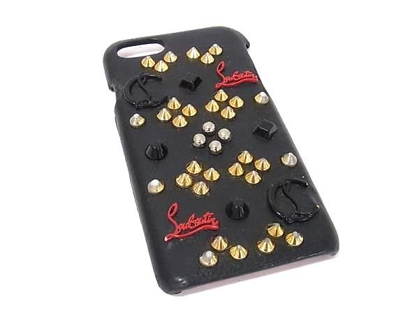 Christian Louboutin クリスチャンルブタン レザー スタッズ iPhone 7