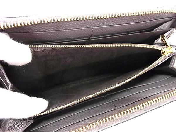 □極美品□ GUCCI グッチ 570661 ズゥミ レザー ラウンドファスナー 長