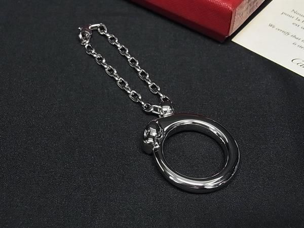 □極美品□ Cartier カルティエ パンテール キーホルダー バッグ