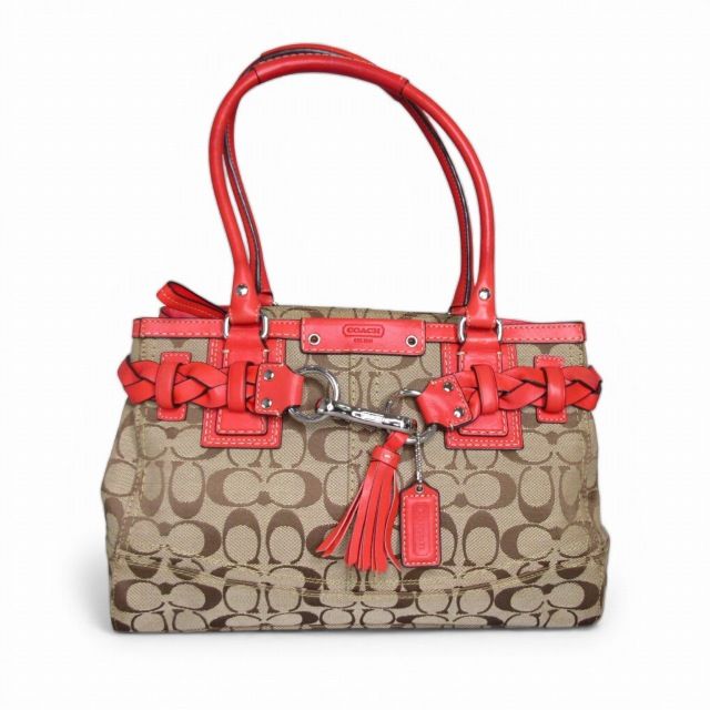 コーチ COACH 美品 ハンプトンズ ショルダーバッグ トートバッグ