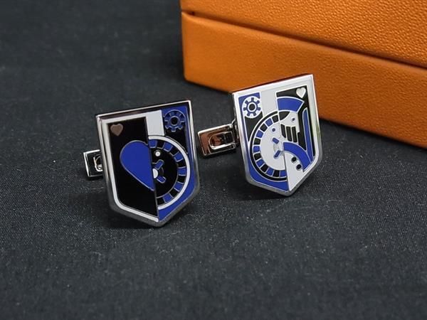 □新品同様□ HERMES エルメス カジノ エース トランプ カフスボタン