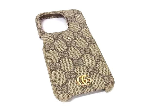GUCCI グッチ PVC オフィディア GGマーモント GG柄 iPhone15 pro 対応