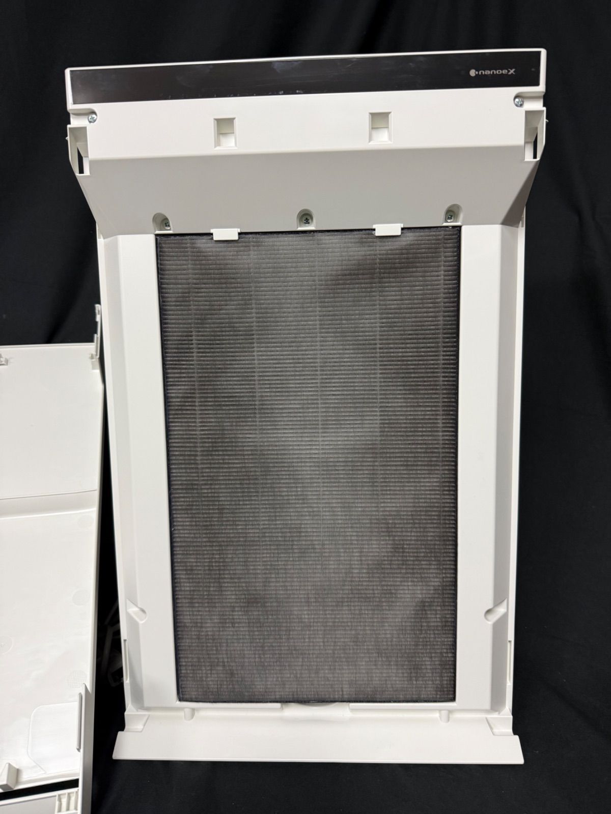 使用感小 美品 Panasonic 加湿空気清浄機 nanoeX ナノイーX（4.8兆）F