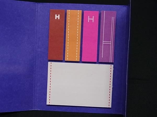 □極美品□ HERMES エルメス ポストイット 付箋 ステーショナリー 3点