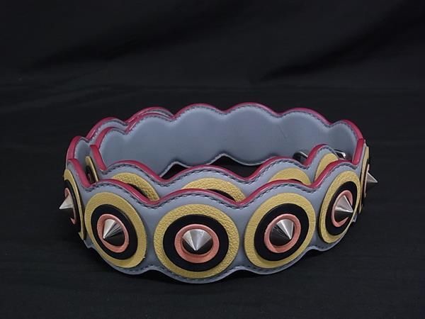 □美品□ FENDI フェンディ ストラップユー レザー スタッズ バッグ用