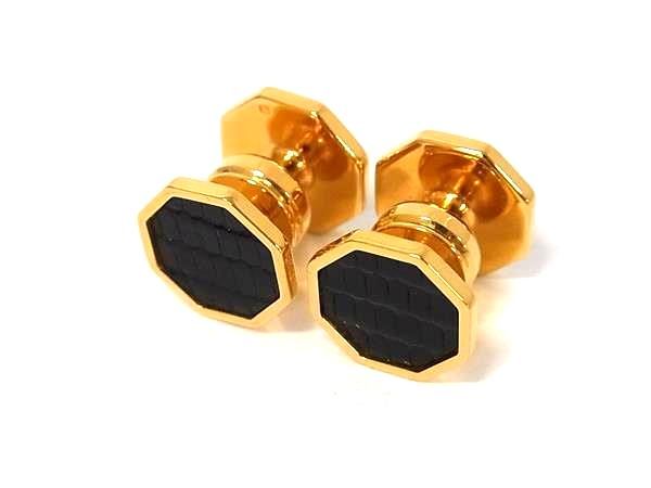 □極上□本物□美品□ HERMES エルメス リザード カフスボタン