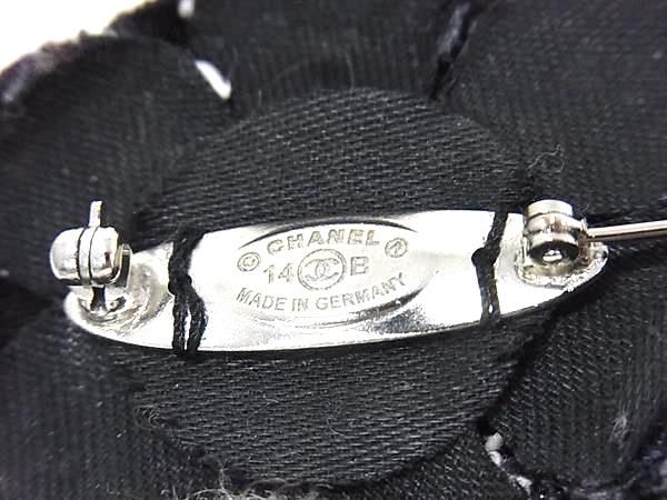 □美品□ CHANEL シャネル カメリア 14B ツイード パール コサージュ