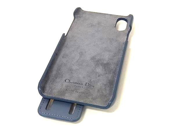 □新品同様□ ChristianDior ディオール レザー iPhone X/XS 対応