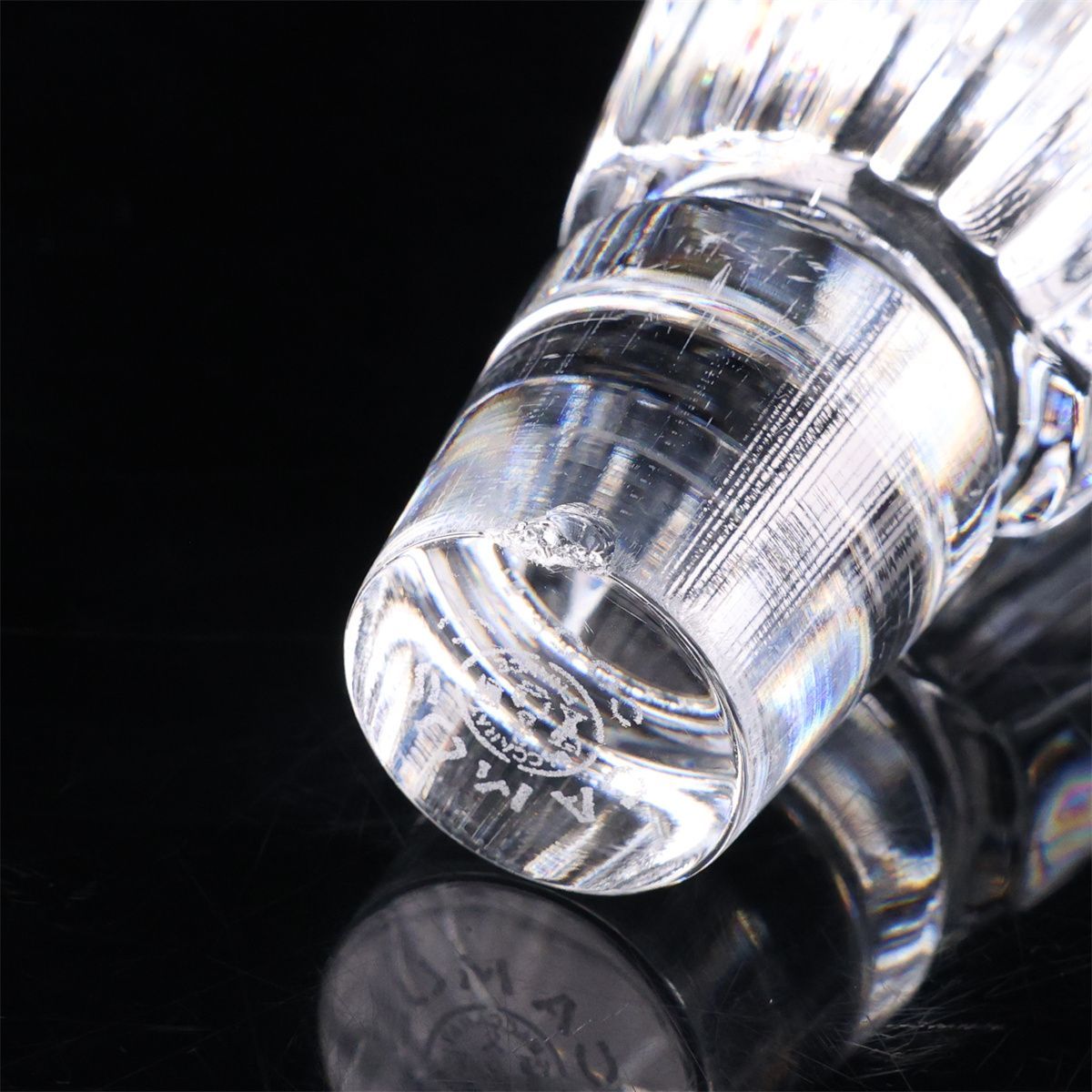 Baccarat 【バカラ】 カミュ CAMUS 空瓶 デキャンタ 酒瓶 高29.5㎝／栓