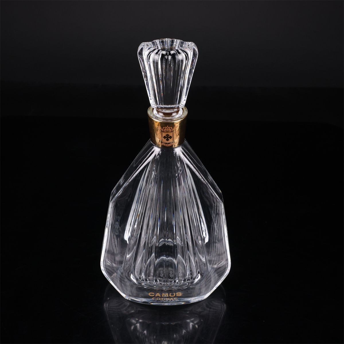 Baccarat 【バカラ】 カミュ CAMUS 空瓶 デキャンタ 酒瓶 高29.5㎝／栓