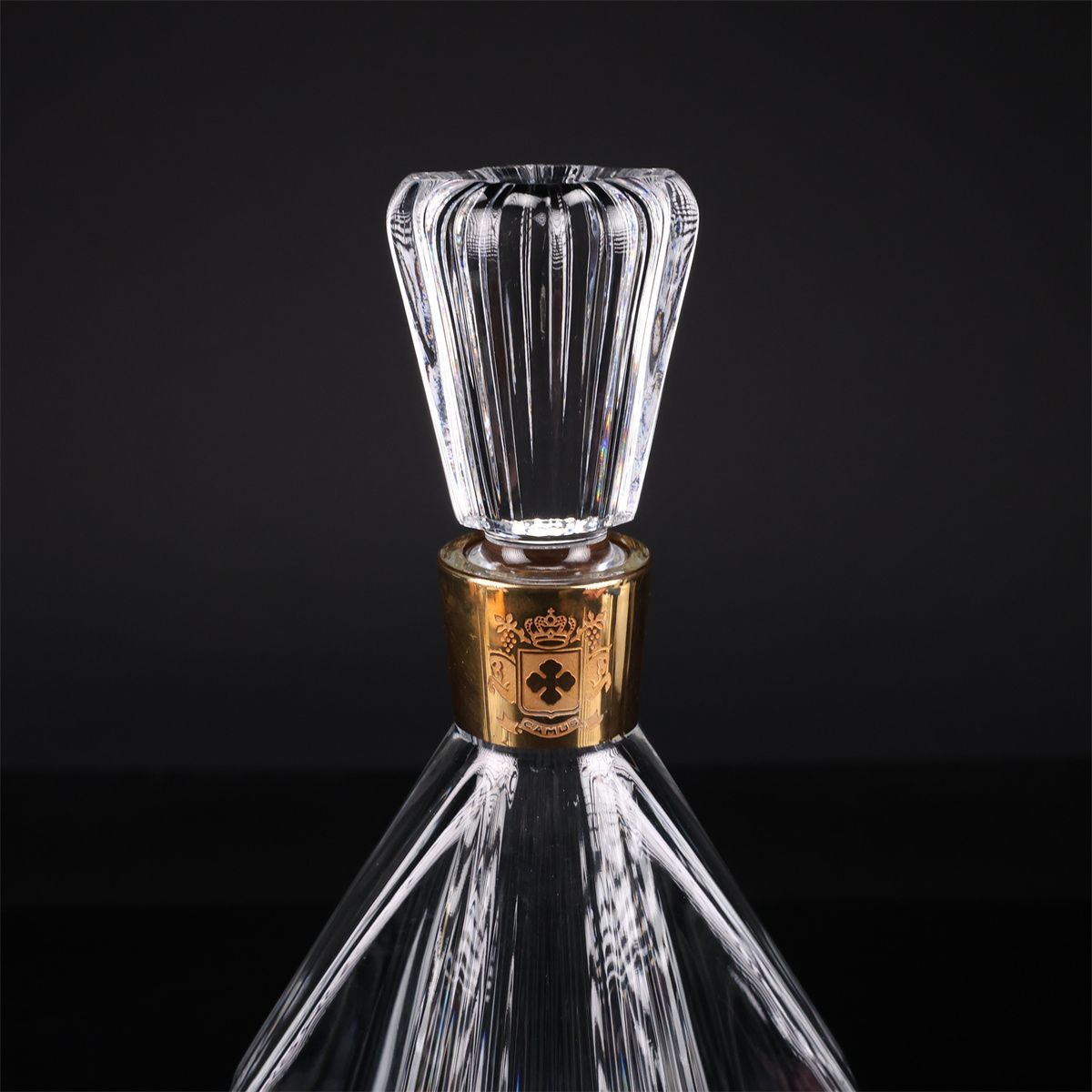 Baccarat 【バカラ】 カミュ CAMUS 空瓶 デキャンタ 酒瓶 高29.5㎝／栓