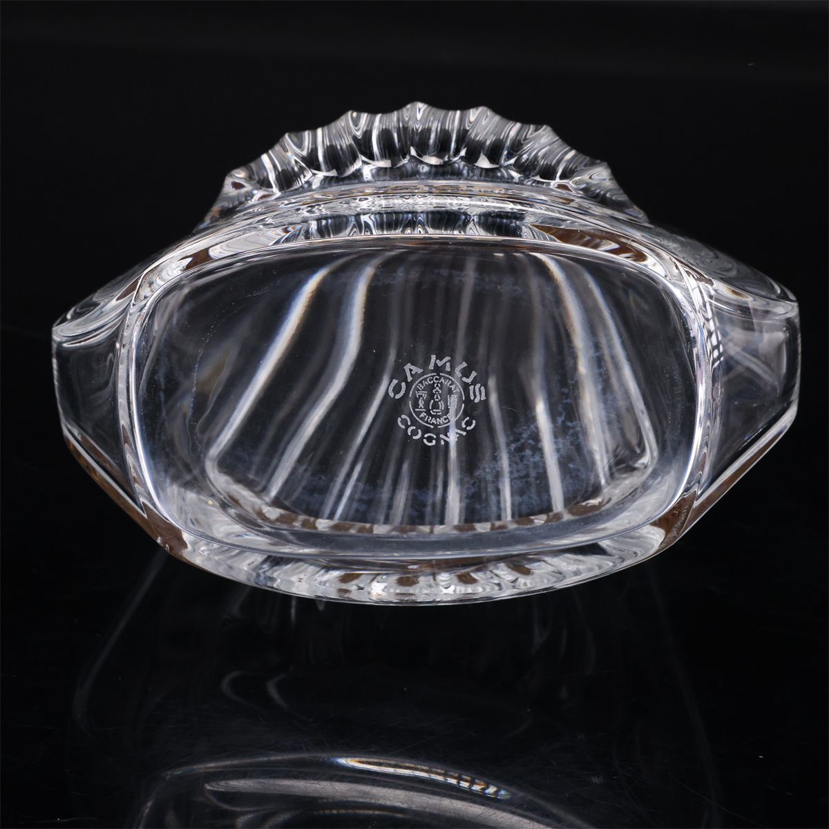Baccarat 【バカラ】 カミュ CAMUS 空瓶 デキャンタ 酒瓶 高29.5㎝／栓