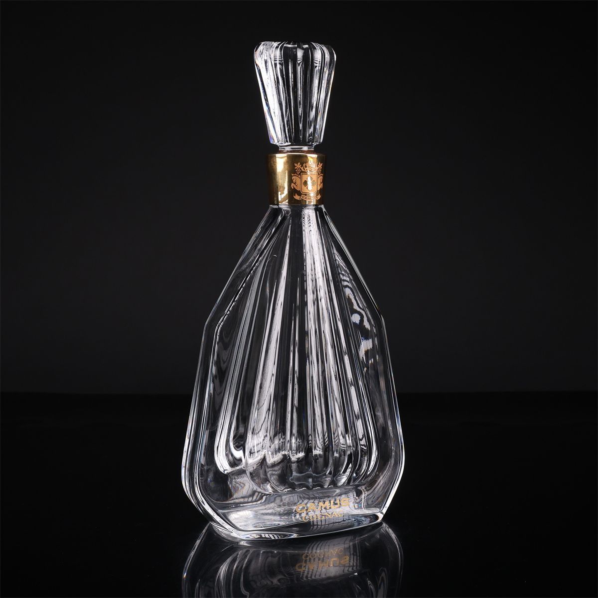 Baccarat 【バカラ】 カミュ CAMUS 空瓶 デキャンタ 酒瓶 高29.5㎝／栓