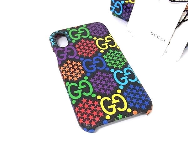□新品同様□ GUCCI グッチ GGサイケデリック iPhoneX/XS 対応