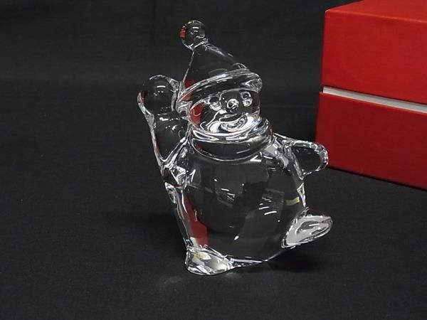 □新品□未使用□ Baccarat バカラ プレイング スノーマン フィギュ