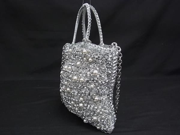 □新品同様□ ANTEPRIMA アンテプリマ PVCワイヤー ビーズ チェーン