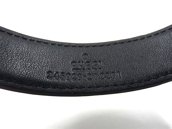 □極美品□ GUCCI グッチ 245929 グッチシマ レザー×ファー イヤーマフ