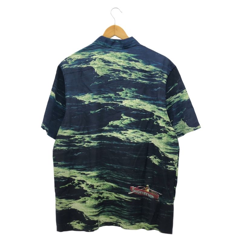 中古】Supreme 25SS Boat S/S Shirt 半袖シャツ L ネイビー