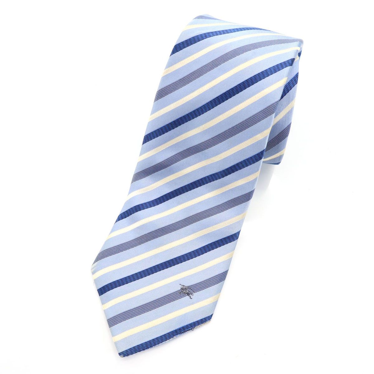 BURBERRY BLACK LABEL バーバリーブラックレーベル 日本製 シルク 斜